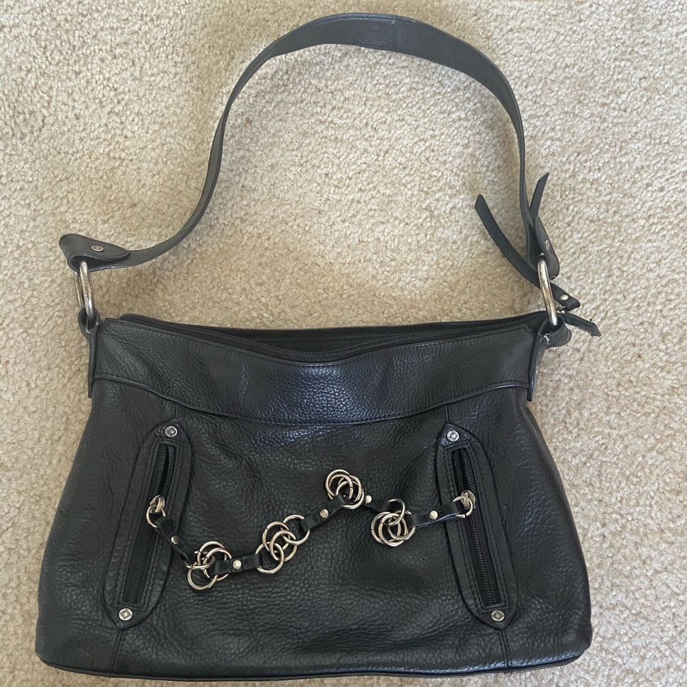 Kenneth Cole Reaction Chain Leather Purse